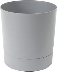 Topf mit Untersetzer Aura 35 cm – grau – LAM71283