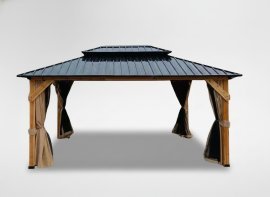 Gartenpavillon 3 × 3,65 × 2,78 m - ALF6938