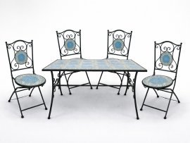 Gartenmöbel-Set mit Mosaik Okeanos – GOM4133