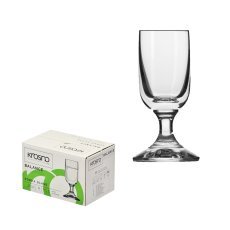 Set mit 6 Wodkagläsern mit Stiel, 20 ml – KRO5981