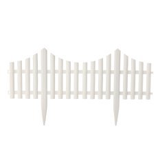 Set mit 4 Gartenzäunen 60,5 x 32,5 cm *2392