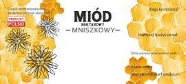 SET MIT 100 ETIKETTEN LÖWENZAHN-NEKTARHONIG 116 x 50 MM *8269