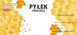 Set mit 100 Etiketten „Blütenpollen“, 116 x 50 mm *8320