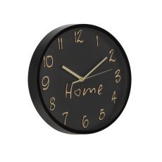 Runde Wanduhr – schwarz – ZEG4689