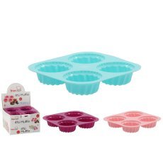 Silikon-Backform für Muffins, 4 Stück - OKY0580