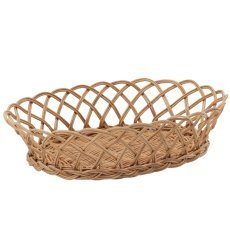 Ovaler Rattankorb Natur – DRA6249