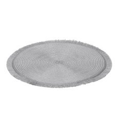 Tischunterlage aus Stoff 35 cm – silber – AMS8646