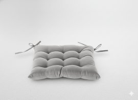 Sitzkissen 40×40 cm – hellgrau – POD6600