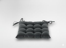 Sitzkissen 40x40 cm – dunkelgrau – POD6617