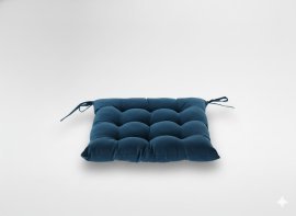 Stuhlkissen 40×40 cm – blau – POD6624