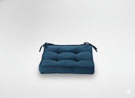 Stuhlkissen 40x40 – blau