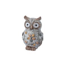 Gartenfigur – Eule mit leuchtenden LED-Augen - GOT7874