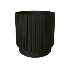 Blumentopf Mika Cyli Petit 22 cm – schwarz – FOM0712