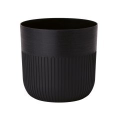 Blumentopf Luca 19 cm – schwarz – FOM5786