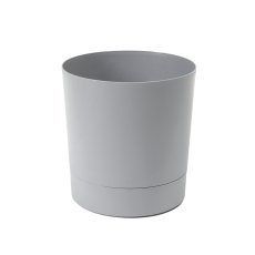 Blumentopf mit Untersetzer Aura 20 cm – grau – LAM71245