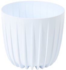 Blumentopf Mira 18 cm – weiß - LAM55166