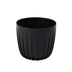 Blumentopf Mira 18 cm – schwarz - LAM45167