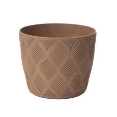 Blumentopf Flow Petit Eco Wood 17 cm – Naturholz – FOM7408