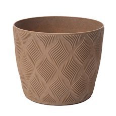 Blumentopf Flow Petit Eco Wood 23 cm – Naturholz – FOM1917