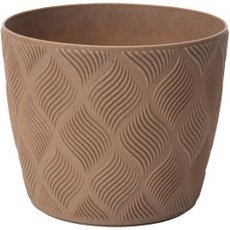 Blumentopf Flow Petit Eco Wood 27 cm – Naturholz – FOM1955