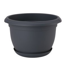 Blumentopf Malta 27 cm – Anthrazit – FOM0296