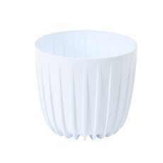 Blumentopf Mira 24 cm – weiß – LAM55180