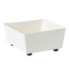 Quadratischer Pflanzentopf für Setzlinge 28,5 cm – Creme – LAM43056