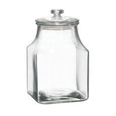 Quadratisches Vorratsglas 3,3 l mit Glasdeckel *0468