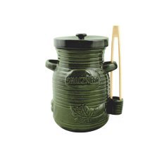 Keramiktopf 3,5 L für Gurken mit Zange – grün – RUI3187