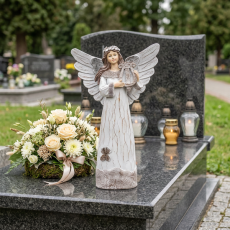 Figur Engel mit Lyra - DED1697