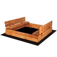 Holzsandkasten mit Deckel 150x150 cm - CHOM2835