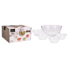 Set aus 5 Glasschüsseln für Salat - AMS93678