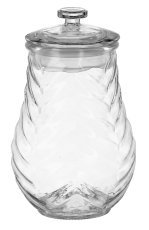 Glasbehälter mit Glasdeckel, 1,5 l