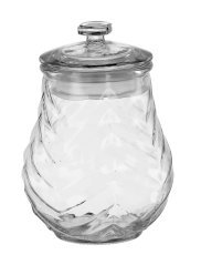 Glasbehälter mit Glasdeckel, 1,2 l