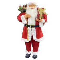 Stehender roter Nikolaus, 110 cm *8653