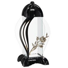 Lampion M Rose, schwarz, 39 cm * 4123