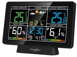 RCC-Wetterstation mit Netz- und Batteriebetrieb, 20 x 4 x 13,5 cm, schwarz *6014