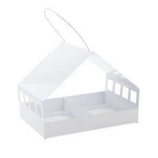 Hängendes Vogelfutterhaus aus Metall, 33 x 23 x 25 cm *8902