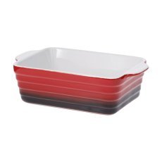 Rote feuerfeste Auflaufform, 31 × 19 cm*8148