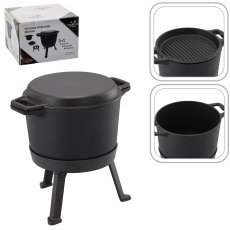 Gusseiserner Jagdkessel 3-in-1, 8 l - BBQ5930