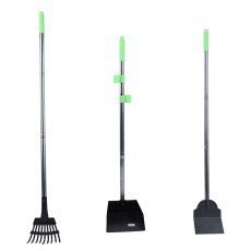 Set zur Beseitigung von Tierkot (Rechen + Schaufel + Auffangschale) *0187