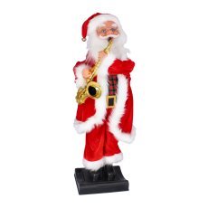 Weihnachtsmann mit Saxofon – musizierend, 81 cm *9411