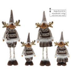 Weihnachtsrentier mit verstellbaren Beinen, 55–90 cm, braun, Mädchen/Junge *0331