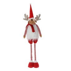 Weihnachtsrentier mit verstellbaren Beinen, 60–100 cm, rot, Mädchen/Junge *0485