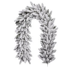 Weihnachtsdekoration – verschneite LED-Girlande, 2 m *0515