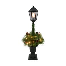 Weihnachtliche LED-Laterne mit Arrangement, 90 cm *1543