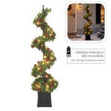 Weihnachtsbaum mit LED-Beleuchtung, Spirale, 120 cm *1550