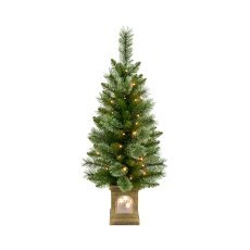 Künstlicher LED-Weihnachtsbaum in einer Laterne, 105 cm *1574