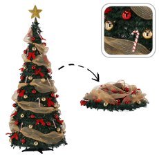 Faltbarer künstlicher Weihnachtsbaum Lidia 180 cm – 150 LEDs *1871