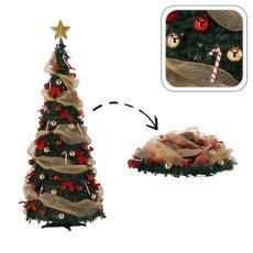 Faltbarer künstlicher Weihnachtsbaum Lidia, 150 cm, 100 LED-Lichter, *1888